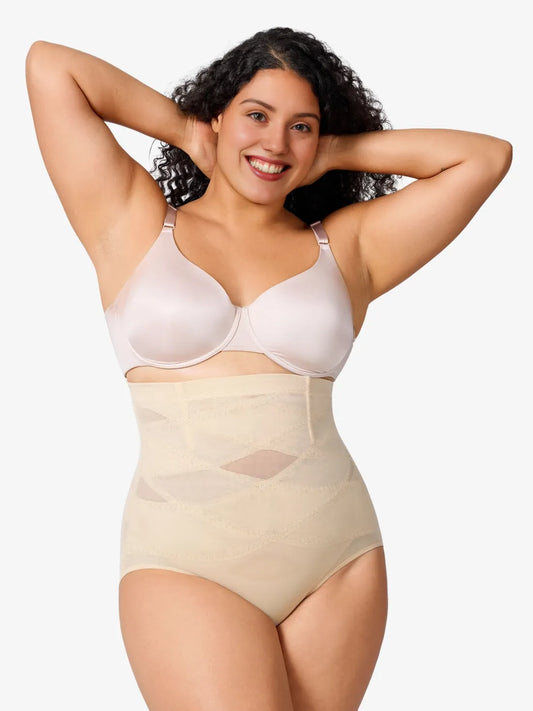 Plus Size Women Hi-Waist Butt Lifting Panties