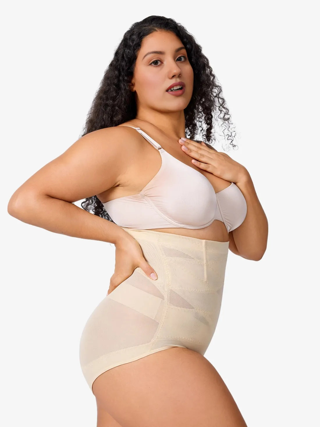 Plus Size Women Hi-Waist Butt Lifting Panties
