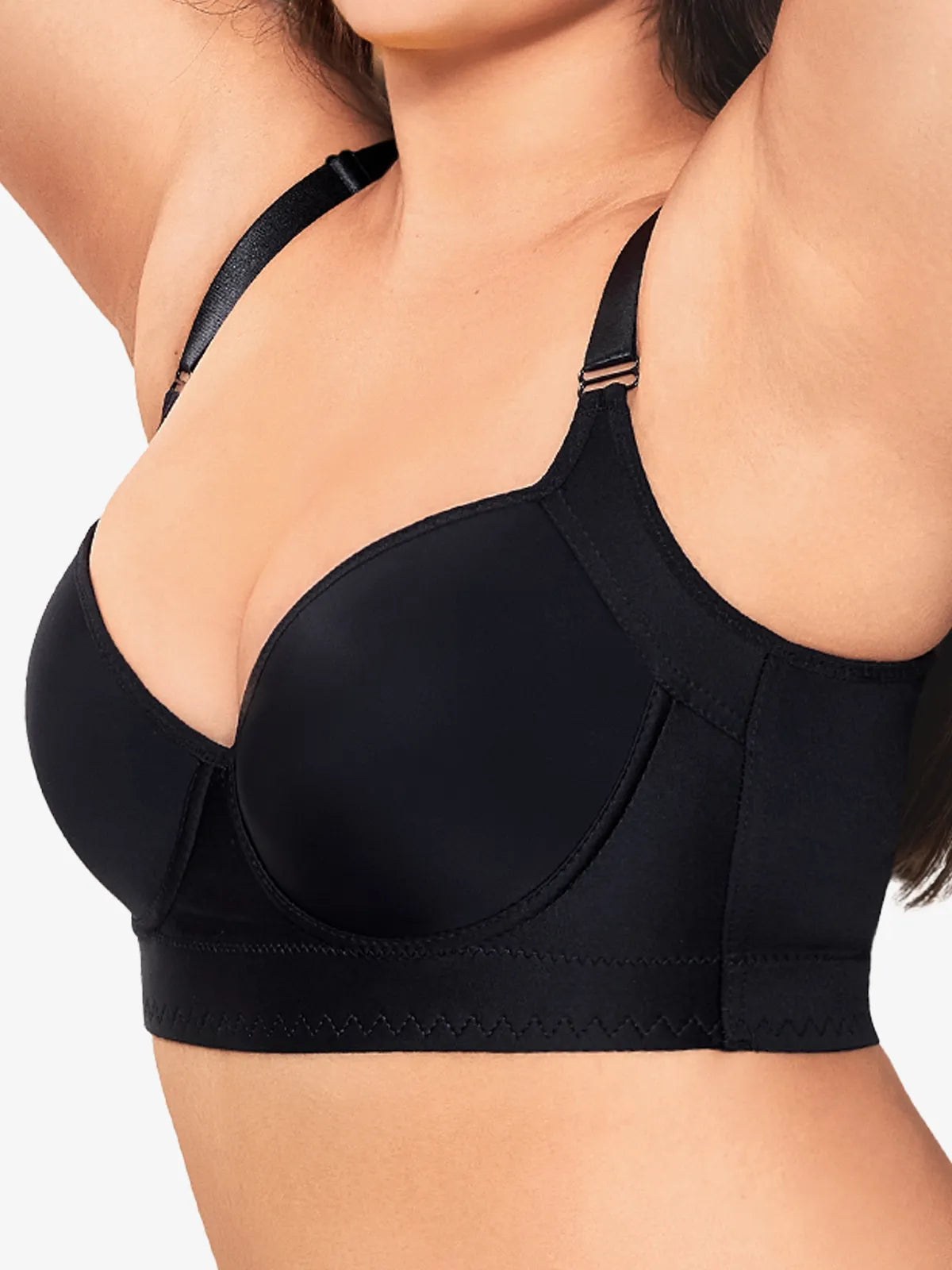 Plus Size T- Shirt Push-Up Supportive Back Smoothing Everyday Bras