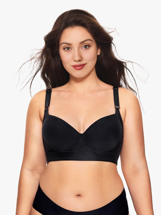 Plus Size T- Shirt Push-Up Supportive Back Smoothing Everyday Bras