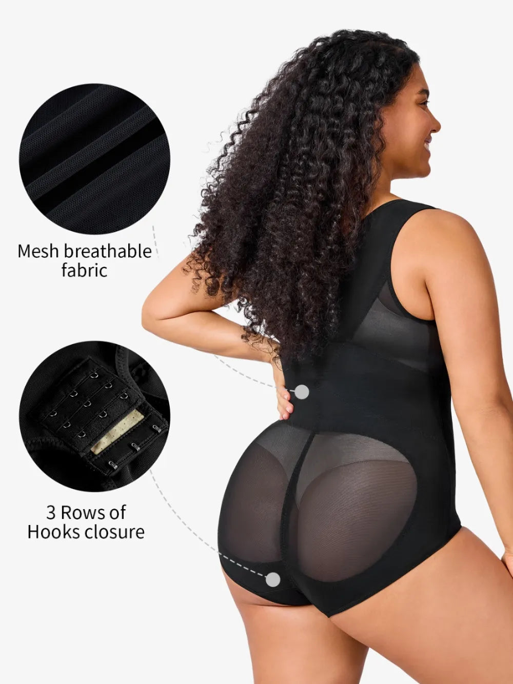 Plus Size Shapewear Bodysuit – Tummy Control & Waist Slimmer