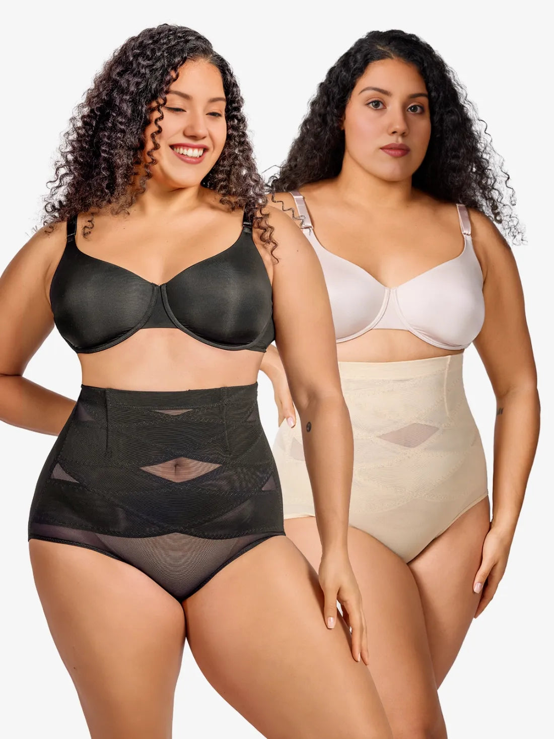 Plus Size Women Hi-Waist Butt Lifting Panties